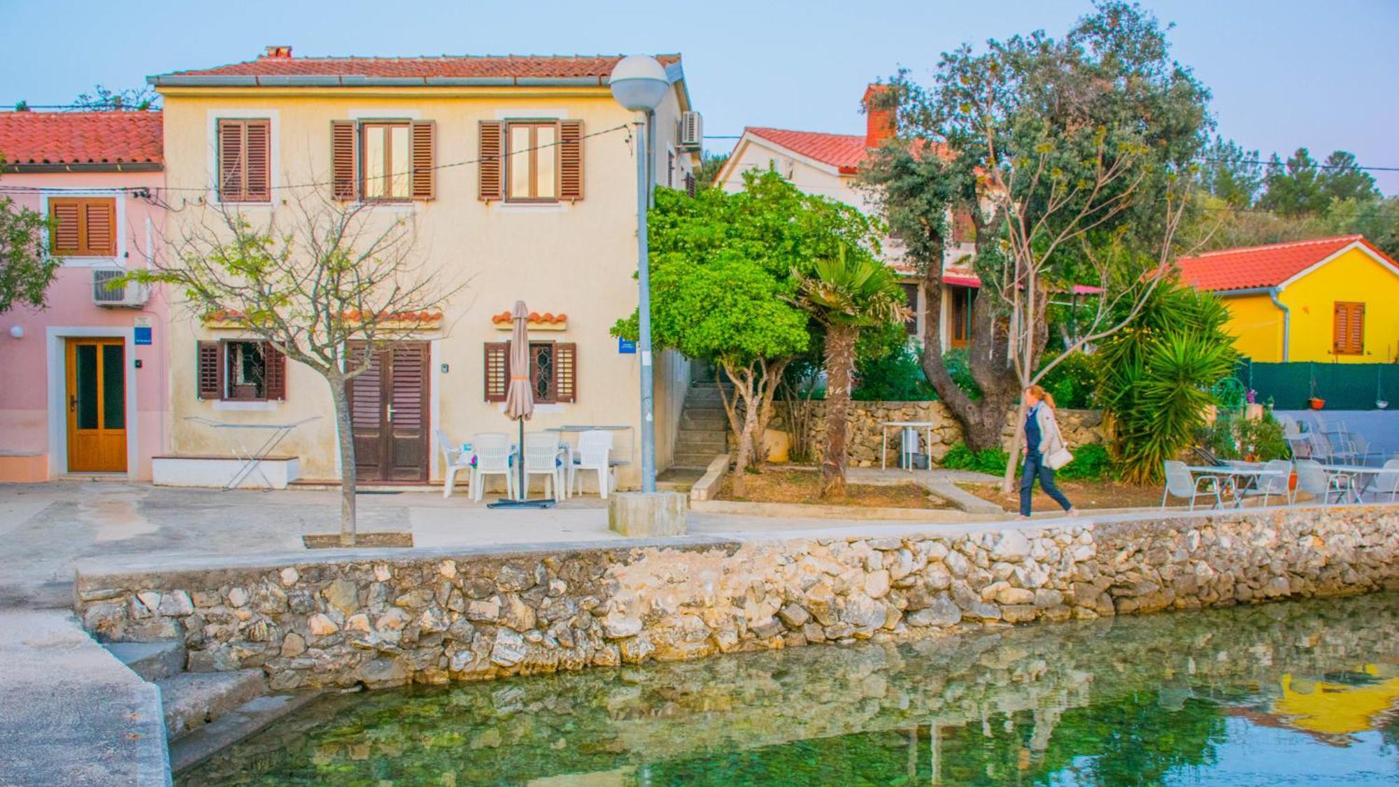 Holiday House Punta Blue & Orange 5M From The Sea, Island Cres Punta Križa Rom bilde